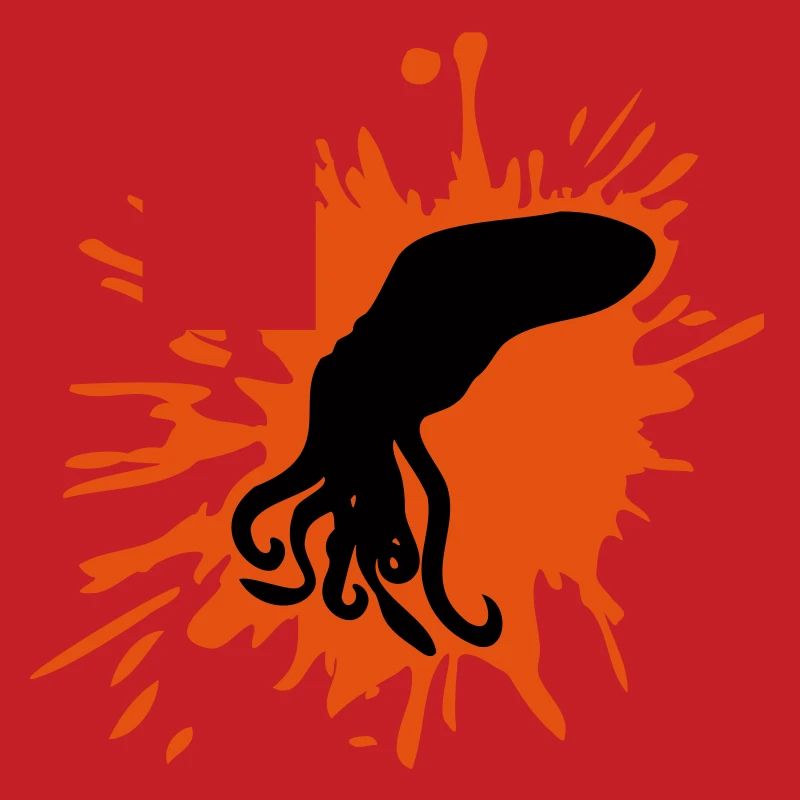 Octopus Paint Blobs Octopus Drops Graffiti Blobs
