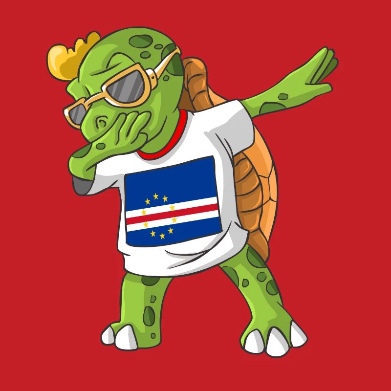 Cabo Verde Dabbing turtle