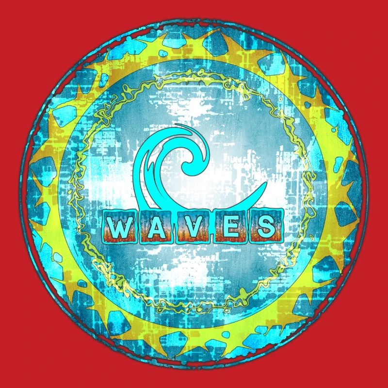 Abstract Waves Pattern