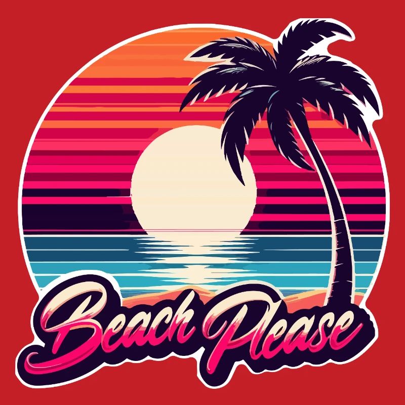 Coucher de soleil plage Beach Please