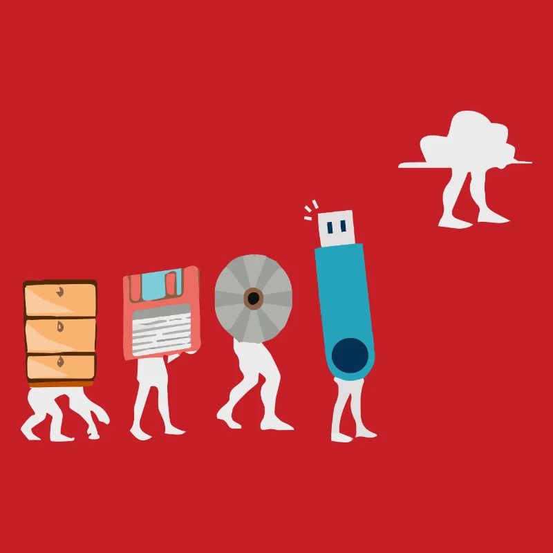 Cloud-Computing-Lustige Programmierer-Daten-KI-Software