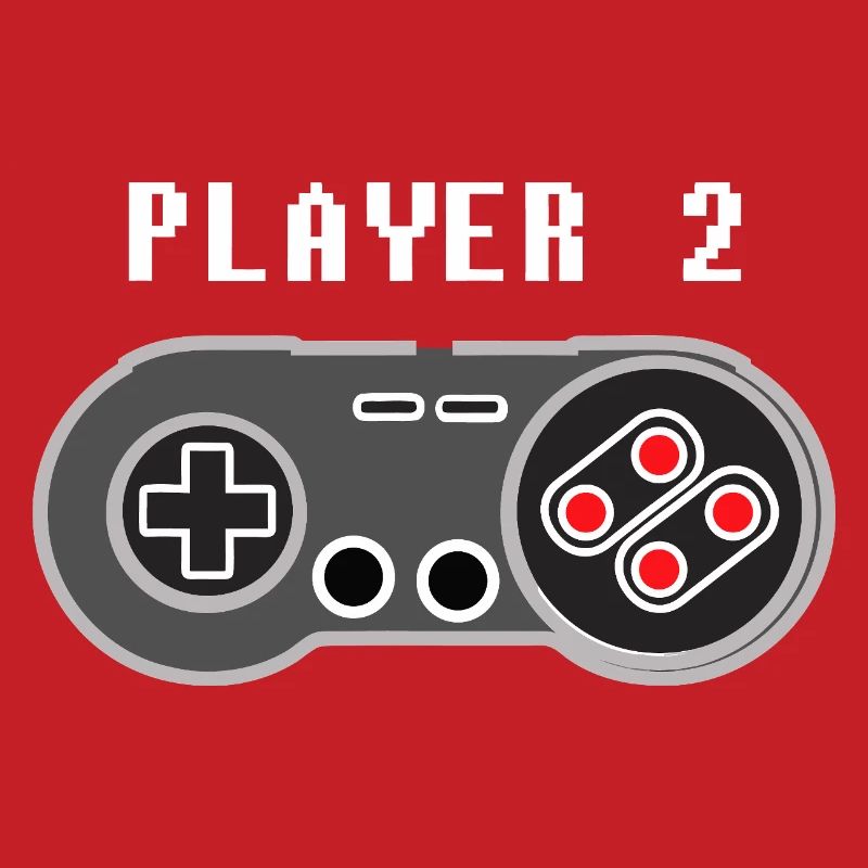 Player 2 Pixel Controller Graphic