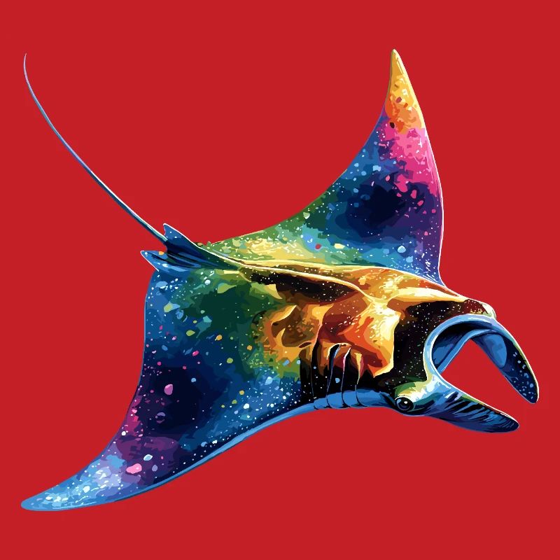 Manta Ray, Devil Ray, Stingray, Diver