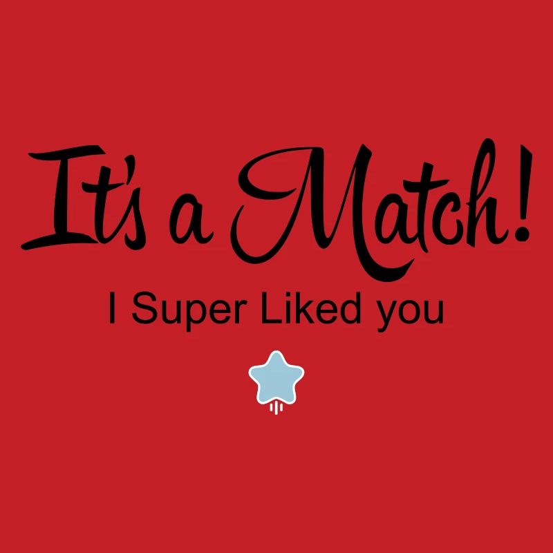 Es ist ein Match! Ich mochte dich super