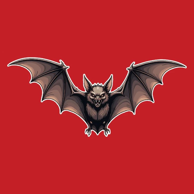 Bat Night Flight Emblem