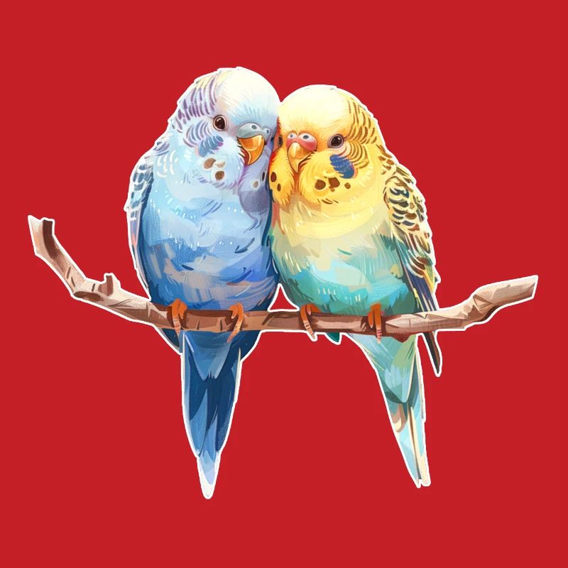Budgie pair