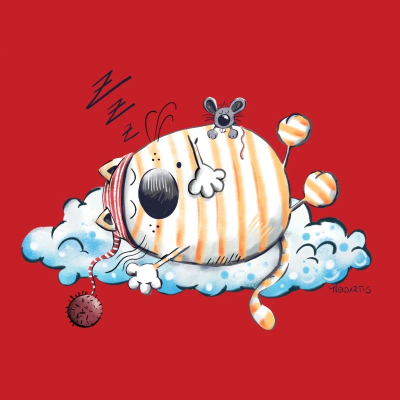 Sleeping Cat - Chat