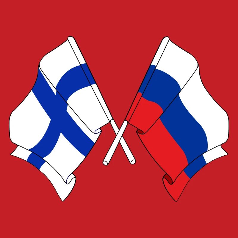 Drapeau de la Finlande, drapeau de la Russie