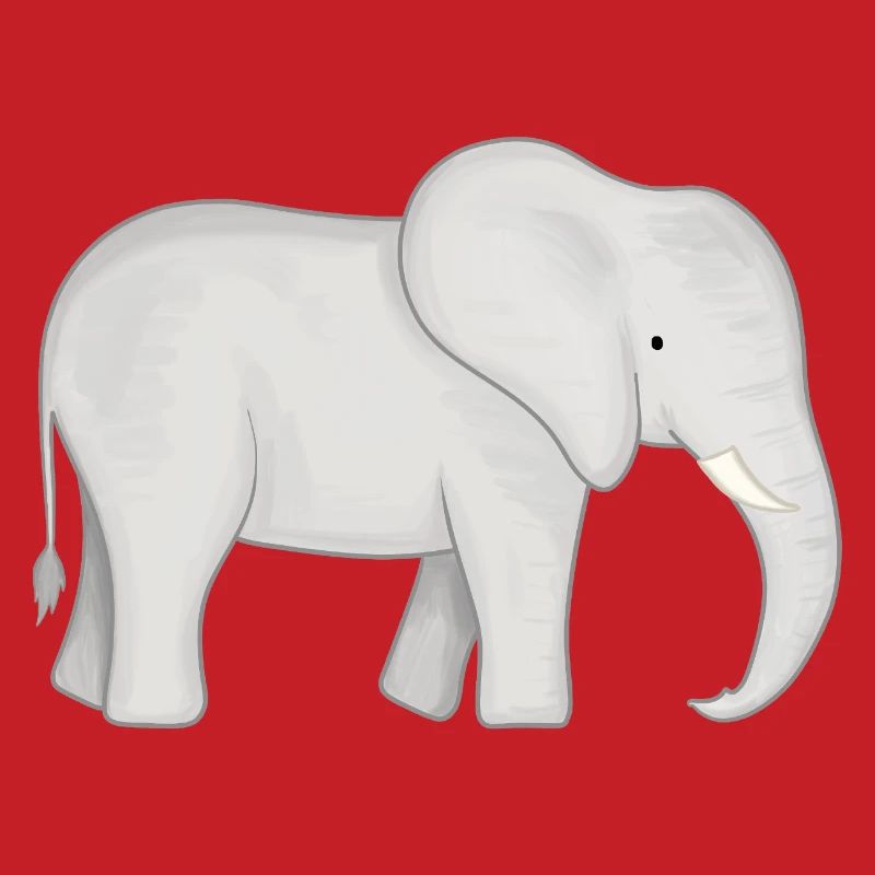 White Elephant Drawing