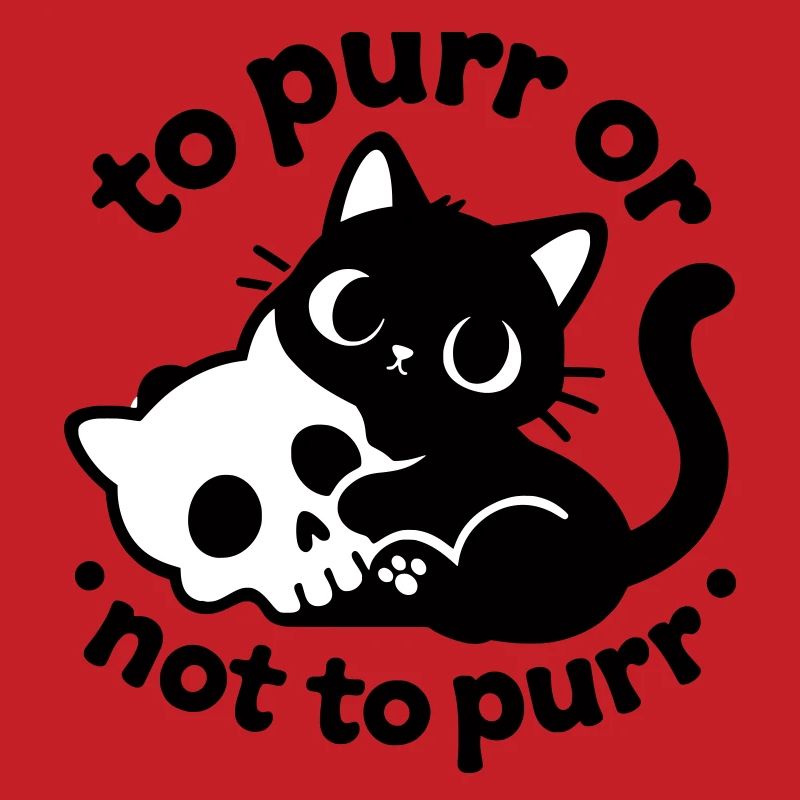 Ronronner ou ne pas ronronner | Diction du chat noir