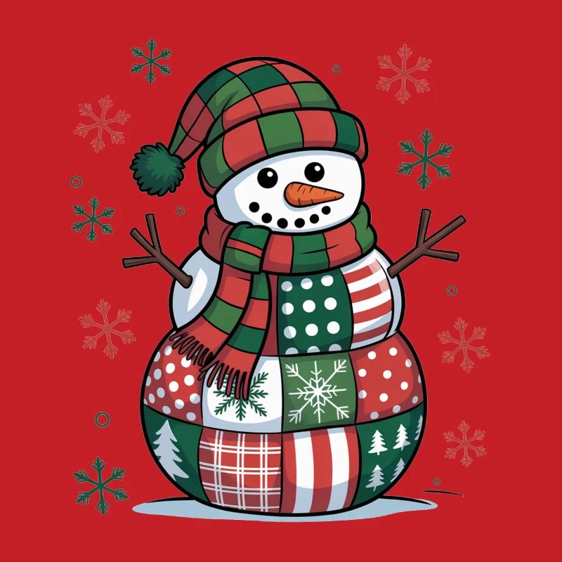 Schneemann Patchwork 