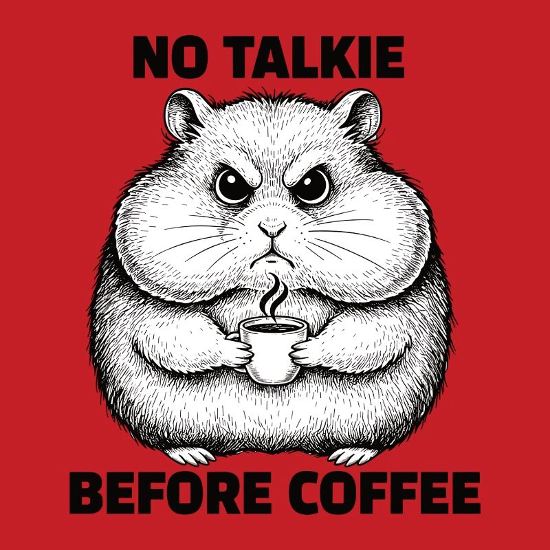 Pas de conversation devant un hamster amateur de café