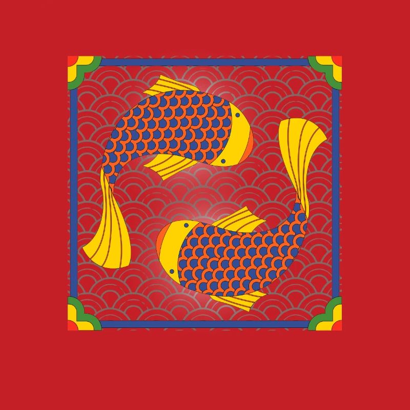 Korean Koi Fish Pattern