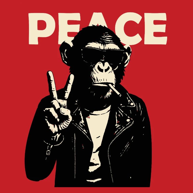 Peaceful Rebel Monkey