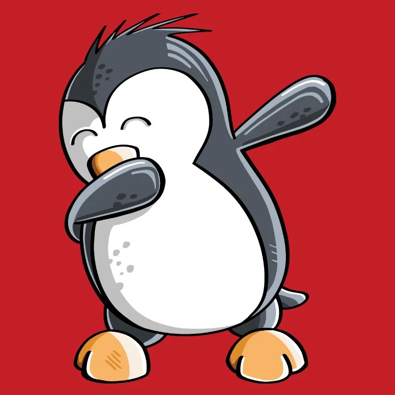 Dab Dance Penguin - Dabbing - Fun Comic - Gift