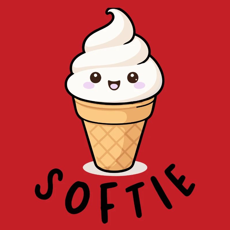 Softie Softeis Lover Eiscreme Icon Geschenk