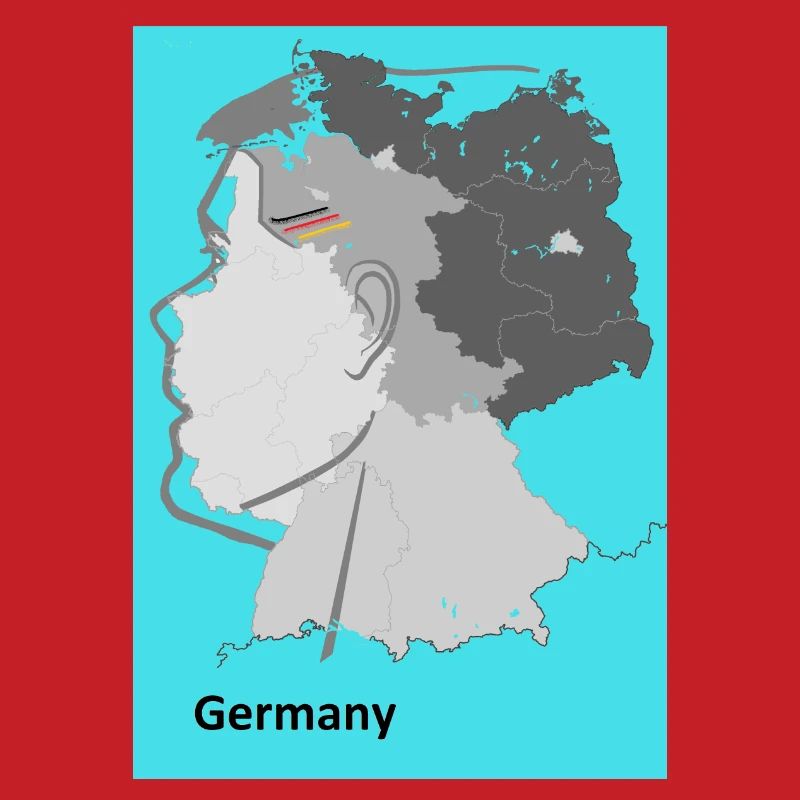 Germany Gradient Map