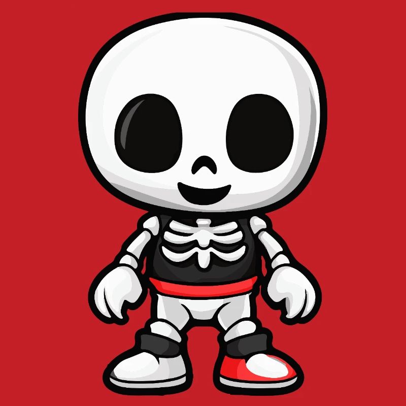 Skelett Comic Halloween