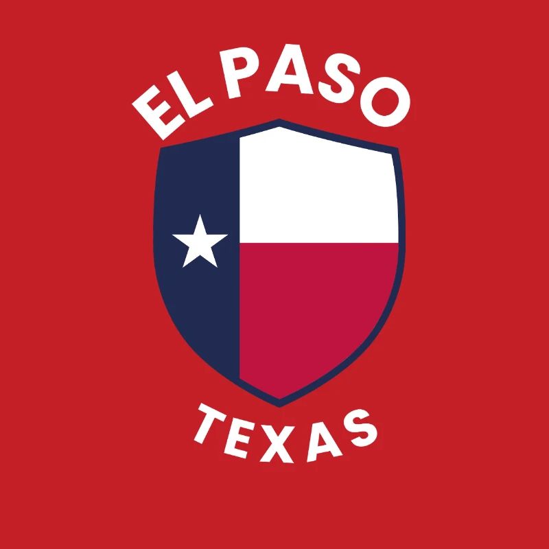 El Paso Texas Shield Flag