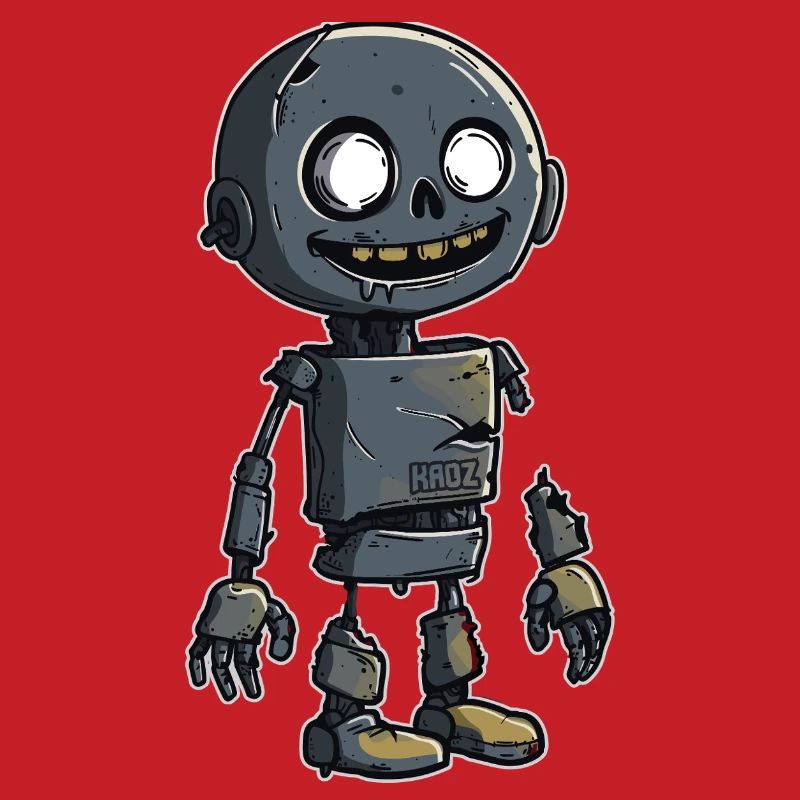 Small Zombie Scrap Robot