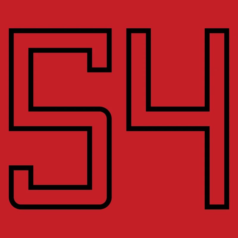 Numéro 54 (Style Université)