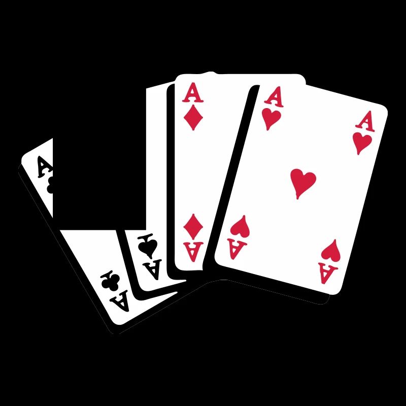 Poker Kartenfächer Asse