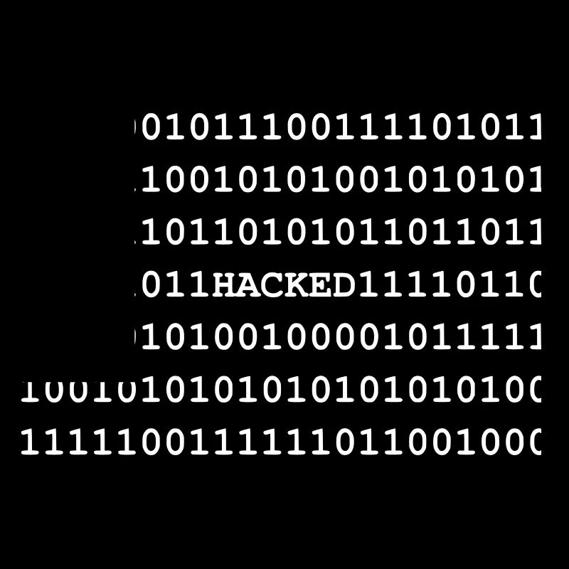 Hacked - Hacker - Nerd - Noob - Matrix