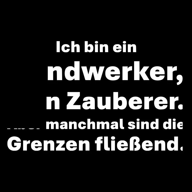 Handwerker zu Zauberer Grenzen fließend