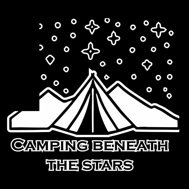 Zelt unter den Sternen - Camping unter den Sternen Design