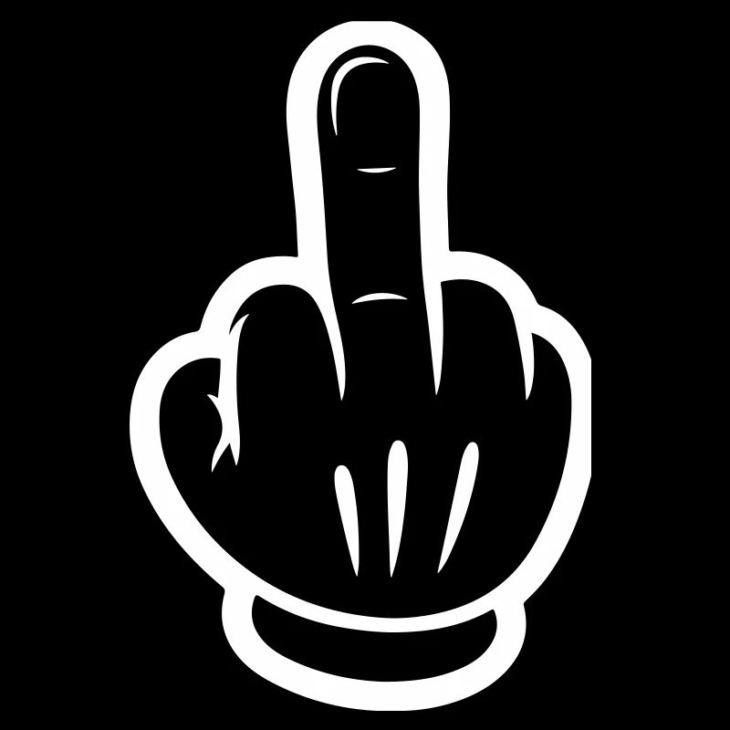 Mittelfinger Comic Hand