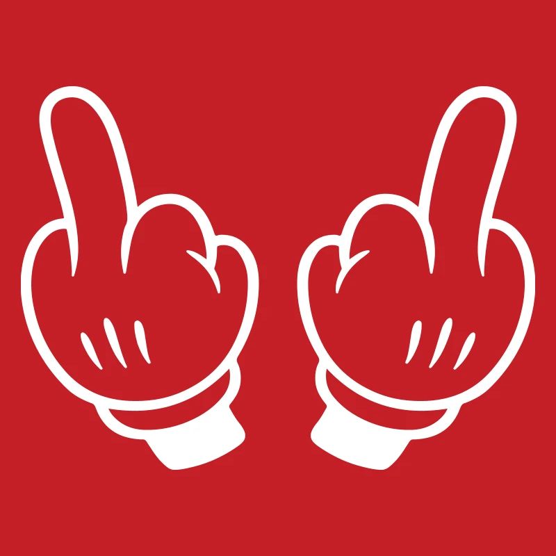 Middle Finger Hand Comic