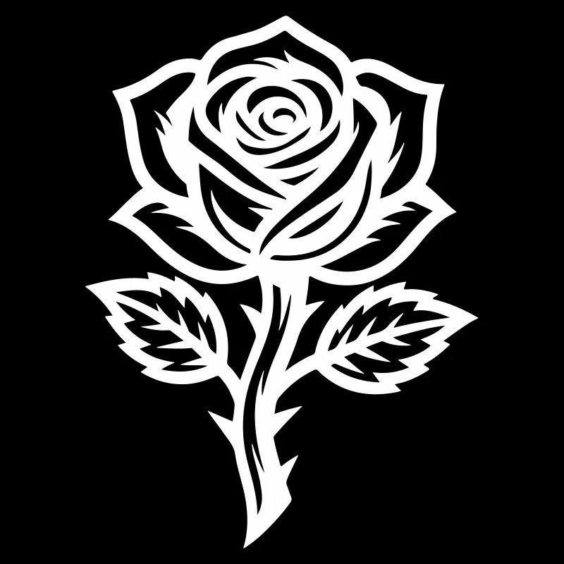 Icône de fleur de rose