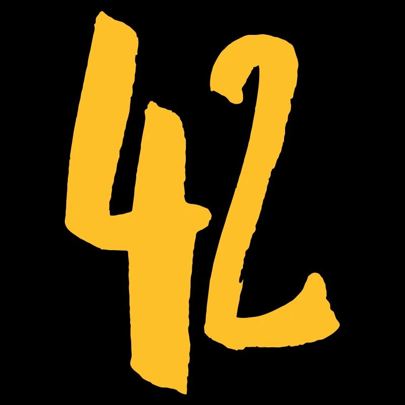 42 - Nummer - VEKTOR