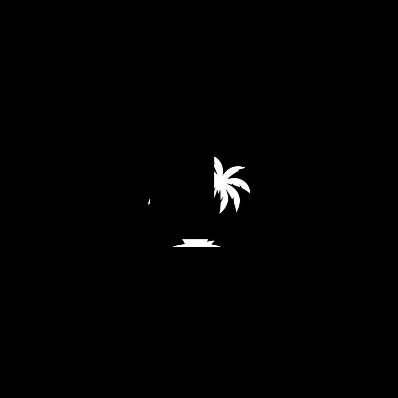 Palm Tree Symbol Island