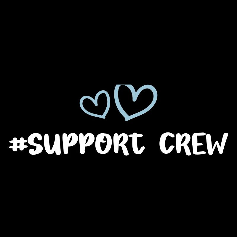 Support Crew Heart Love
