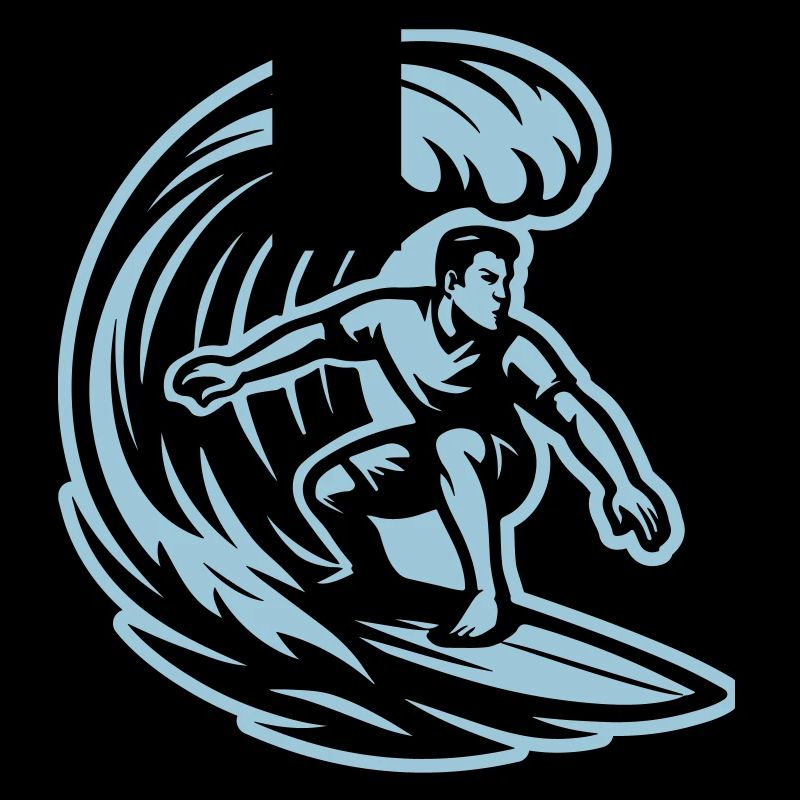 Surfer Wave Surfing