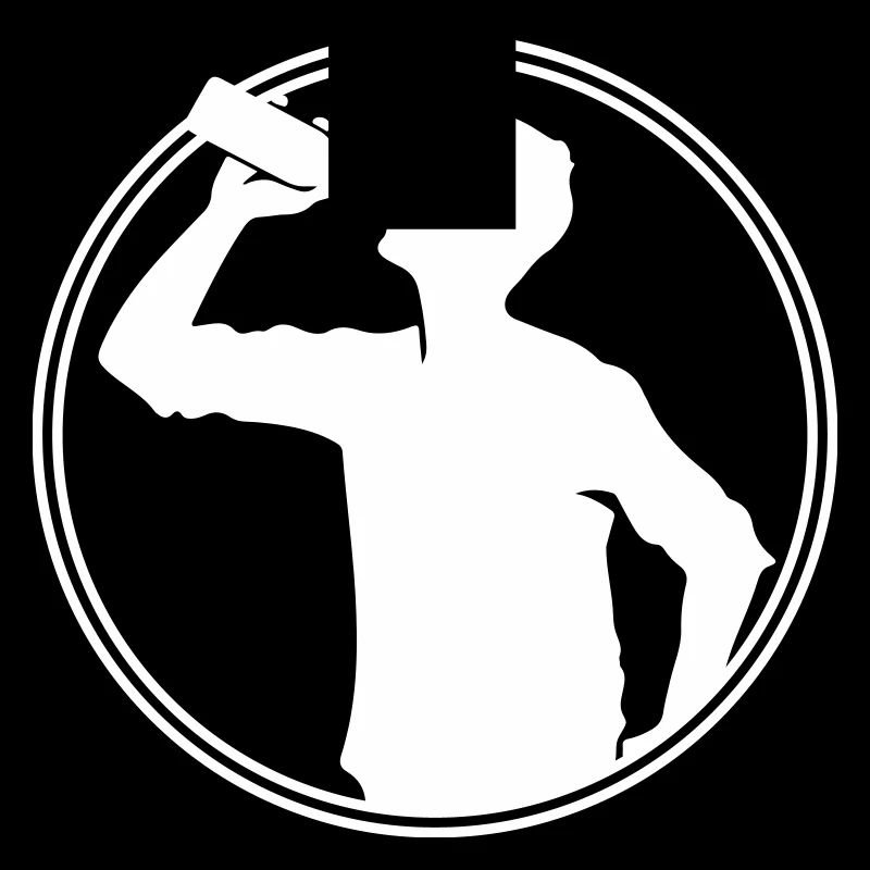 Trinker Bier Silhouette