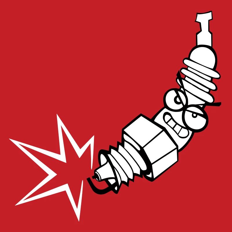 Spark plug with color changing function