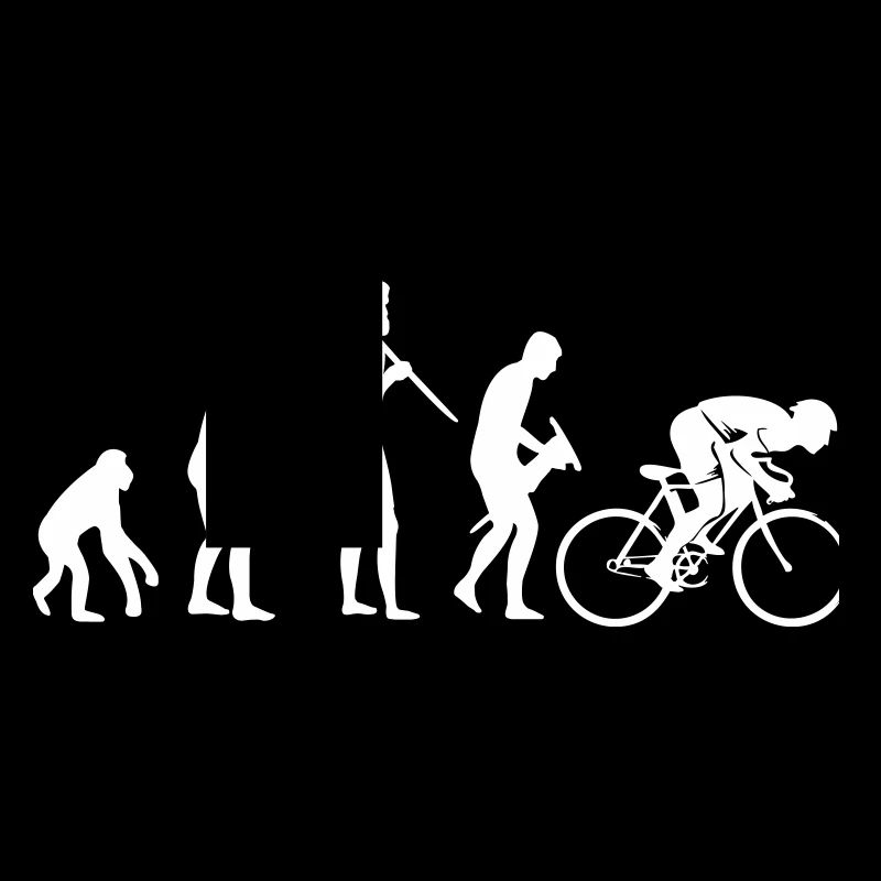Cycliste vélo Evolution