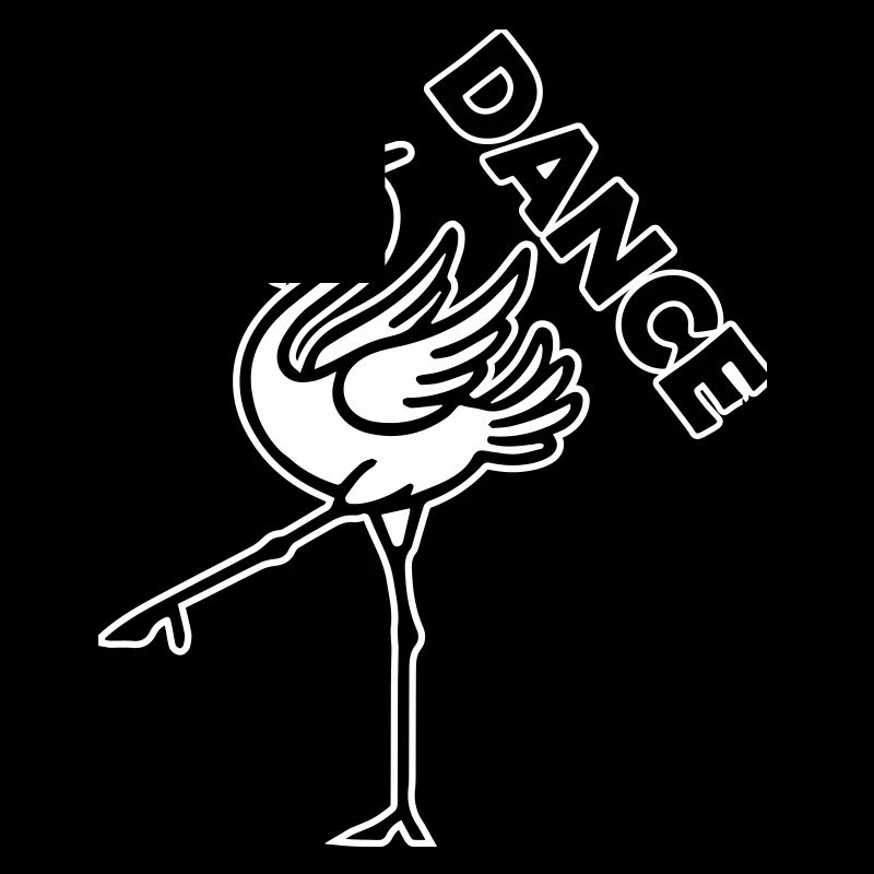 Fancy Flamingo mit Hut - Dance Design