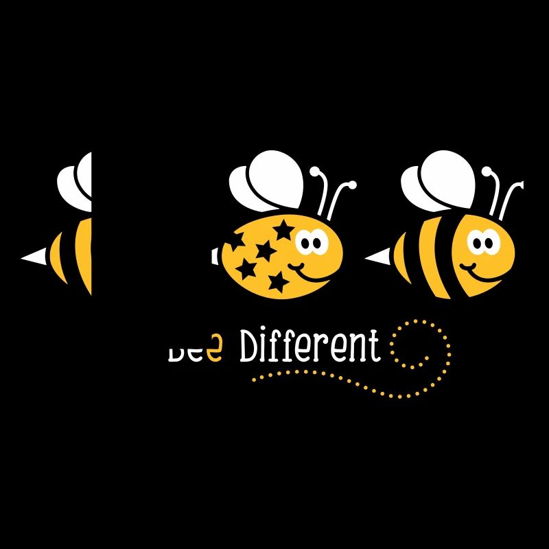 Be different - be yourself - Biene - Bee - 2C