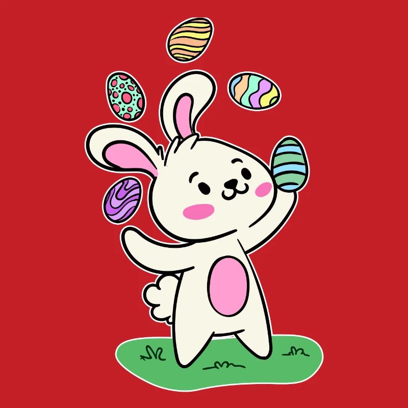 Easter bunny Easter bunny Easter eggs Happy Easter