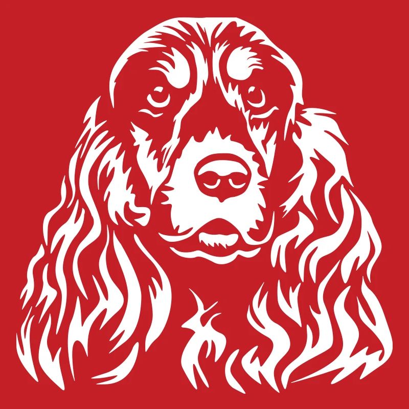 Cocker Spaniel Head "Black Edition"