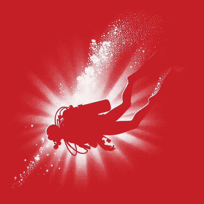 Plongée Light Beam Silhouette Design