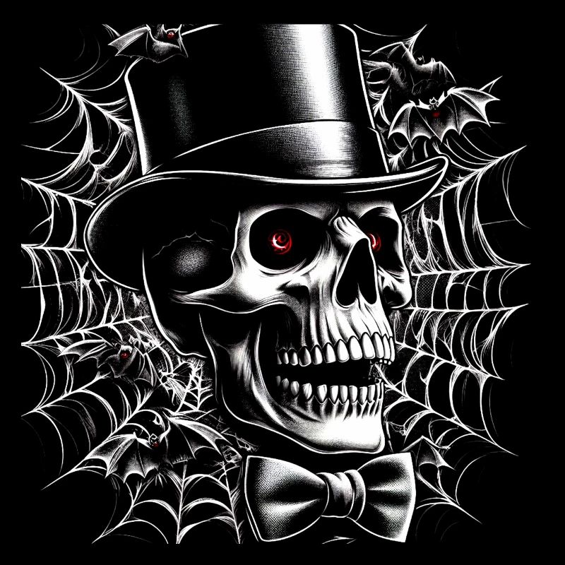 Halloween Elegant Skull