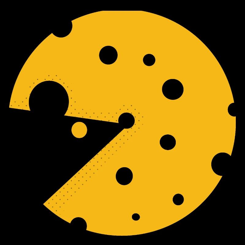 Käse oder eine Maus in dieser lustigen optischen Täuschung