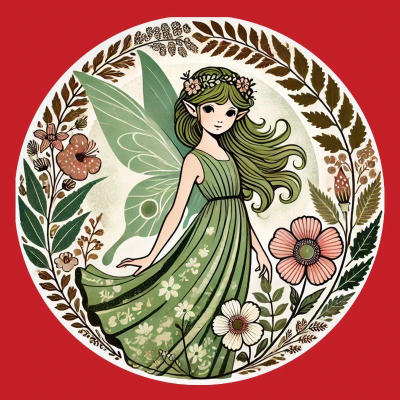 Conception de fée de la forêt enchantée