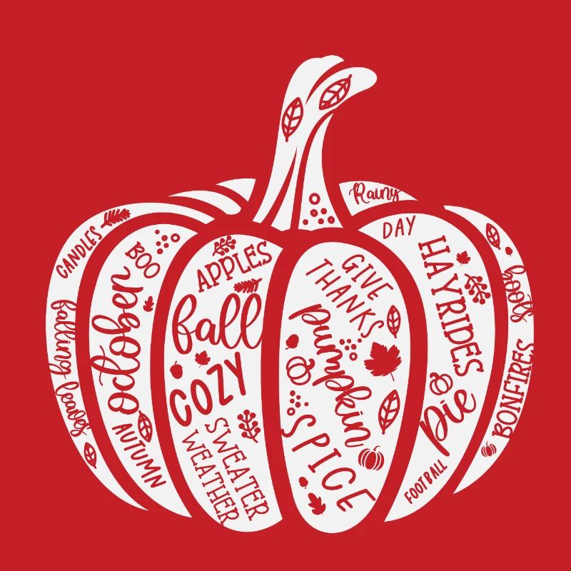 Pumpkin Autumn Quote Pattern
