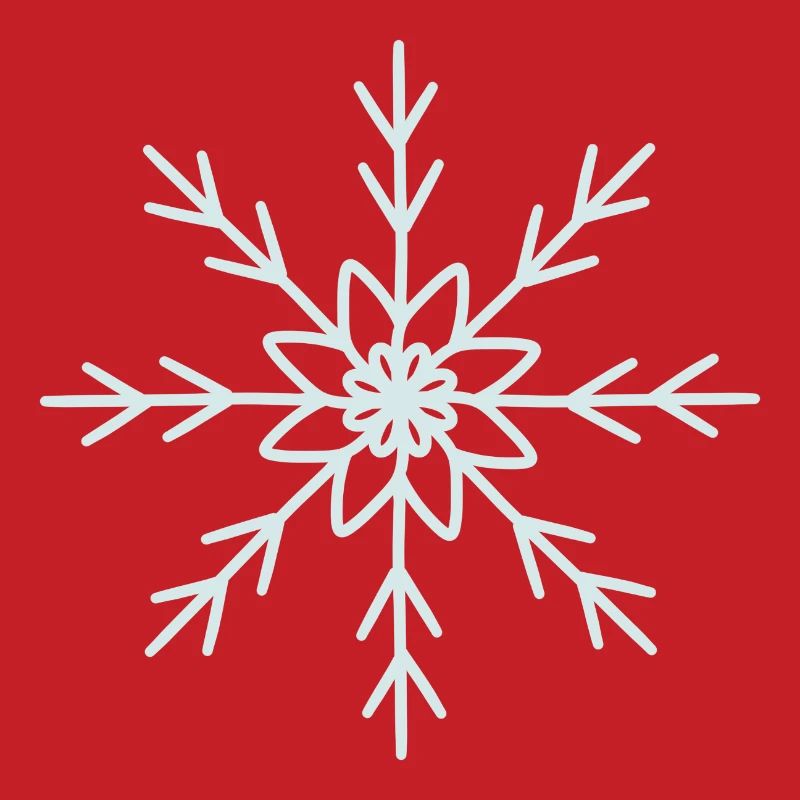 Elegant Snowflake Pattern Design