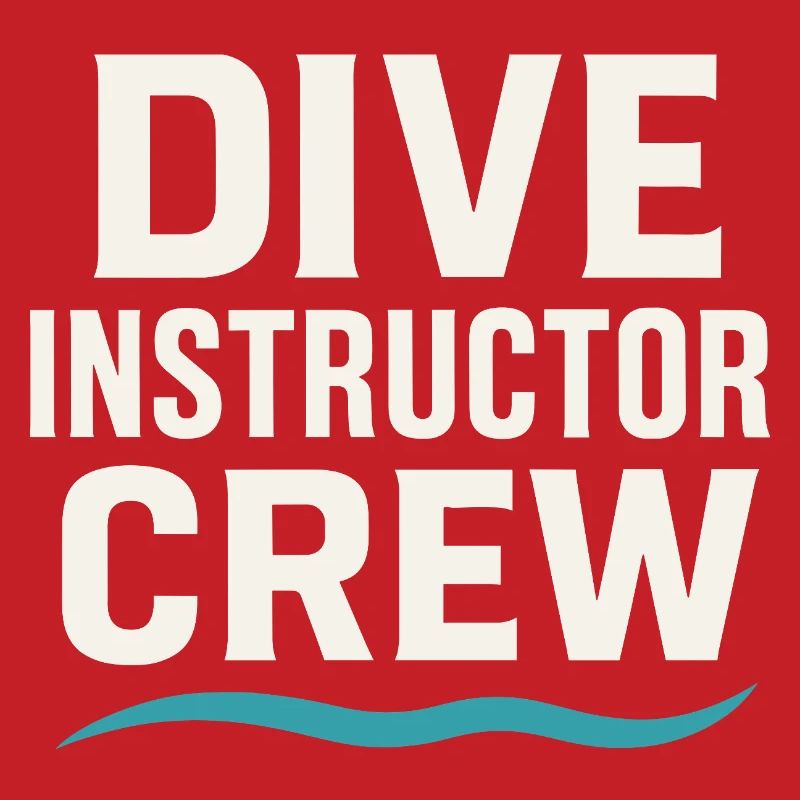 Scuba Instructor Dive Crew Pride Teaching